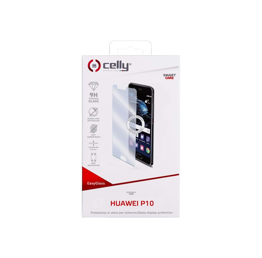 Puhelintarvikkeet - Näytönsuojat - CELLY Easy Glass for Huawei P10 - EASY644