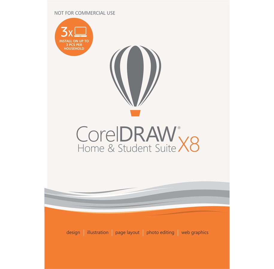 Office-paketti - Corel DRAW Home & Student Suite X8 - ESDCDHSX8EMEA