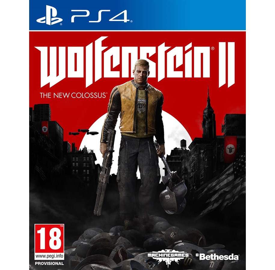 Pelit - Wolfenstein II: The New Colossus - Sony PlayStation 4 - FPS - 5055856416777