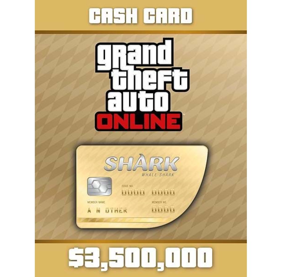Pelit - Grand Theft Auto Online: Whale Shark Cash Card - G - Windows - Toiminta - 799160