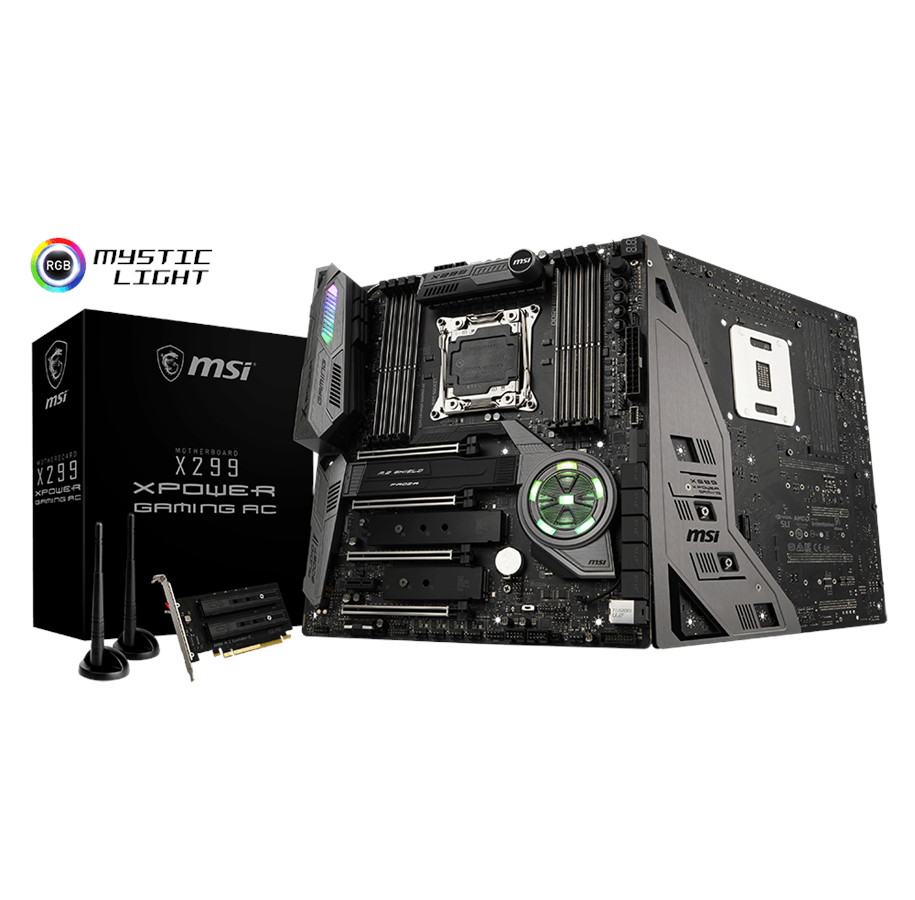 Emolevy - MSI X299 XPOWER GAMING AC Emolevy - Intel X299 - Intel LGA2066 socket - DDR4 RAM - Extended ATX - X299 XPOWER GAMING AC