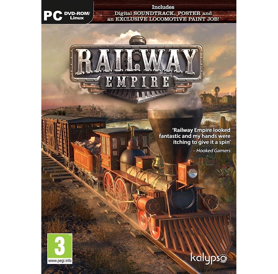 Pelit - Railway Empire - Windows - 01 - Strategia - 4260458360576
