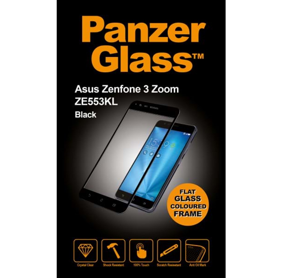 Puhelintarvikkeet - Näytönsuojat - PanzerGlass ASUS ZenFone Zoom S - Black - PANZER3503