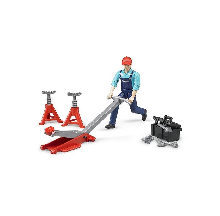 Hahmot - Bruder Figure-Set garage equipment - 62100