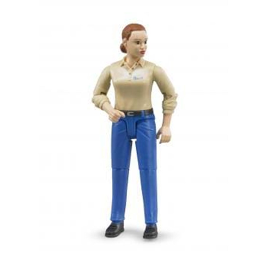 Hahmot - Bruder Woman with light skin tone and blue trousers - 60408