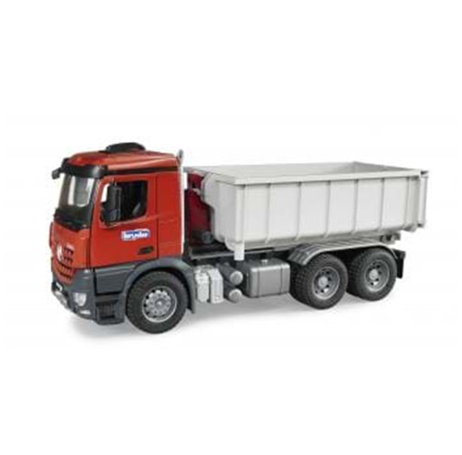 Leluautot - Bruder MB Arocs truck with Roll-Off-Container - 3622