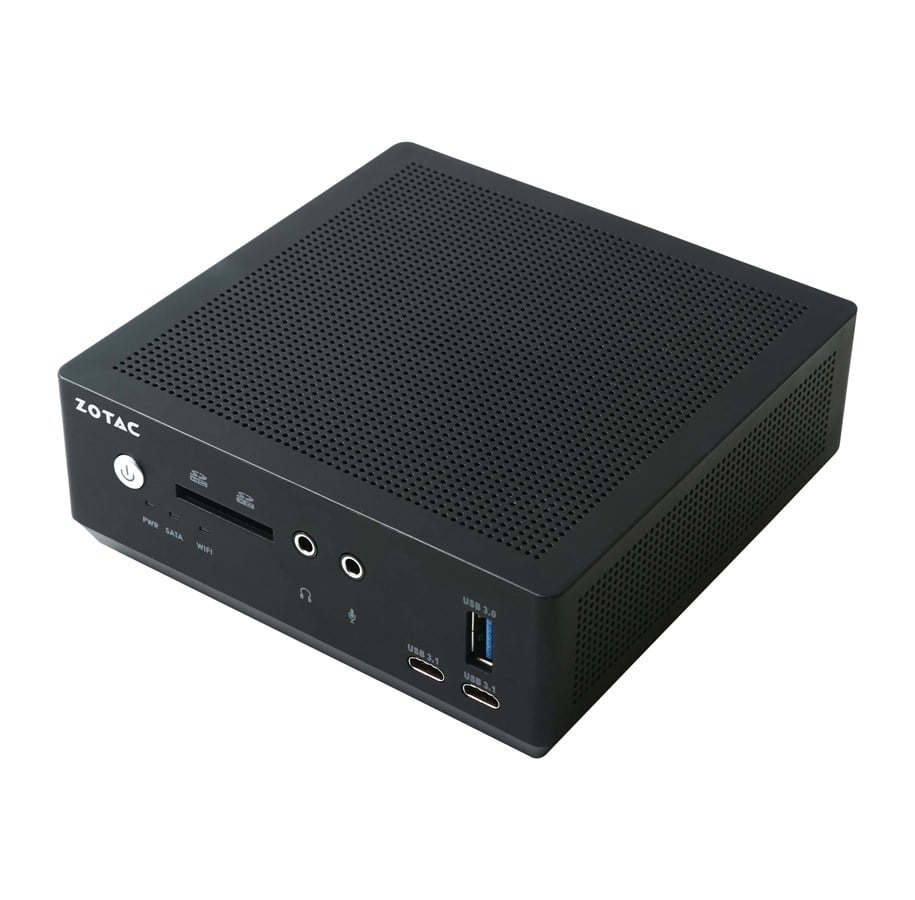 Pöytätietokoneet - Mini PC / Barebone - ZOTAC ZBOX M Series MI561 nano - ZBOX-MI561NANO-BE