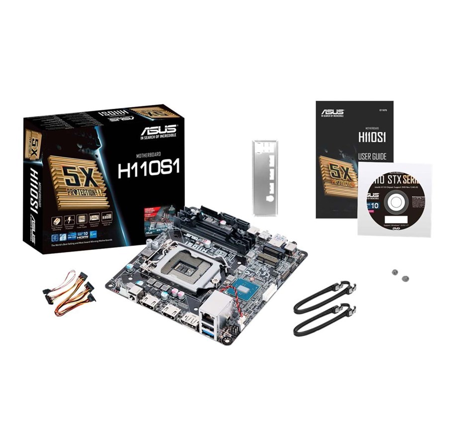 Emolevy - ASUS H110S1/CSM Emolevy - Intel H110 Express - Intel LGA1151 socket - DDR4 RAM - Mini-STX - 90MB0R50-M0EAYC