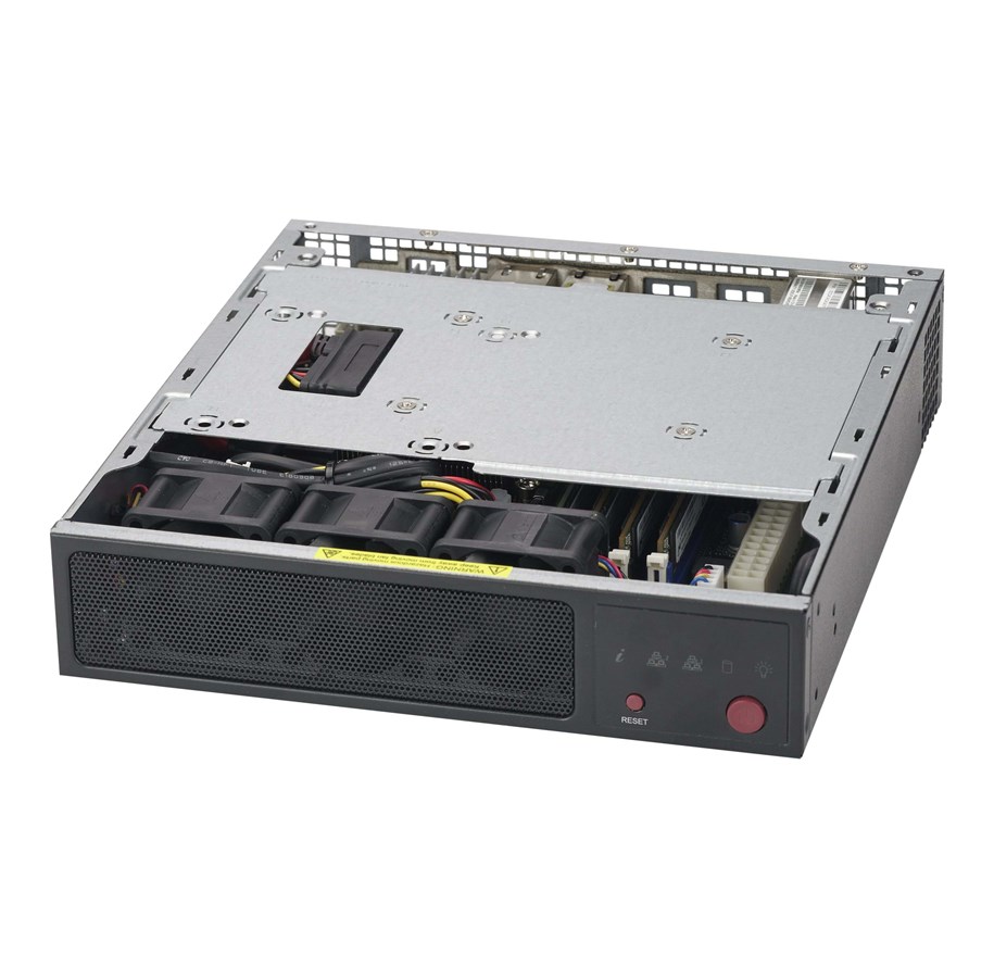 Kotelot - Supermicro SC101F Compact Desktop BOX Server PC - Kotelot - Ultra small form factor - Musta - CSE-101F
