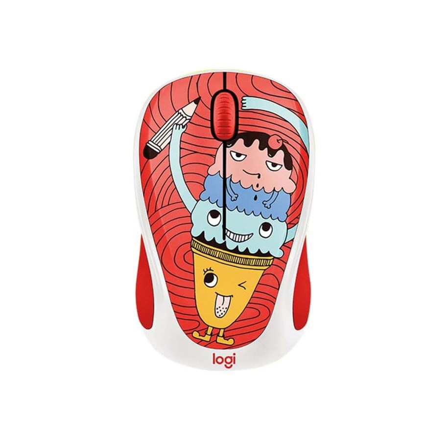 Hiiret - Logitech M238 Wireless Mouse - Triple Scoop - Hiiri - Optinen - 3 painiketta - Punainen - 910-005051