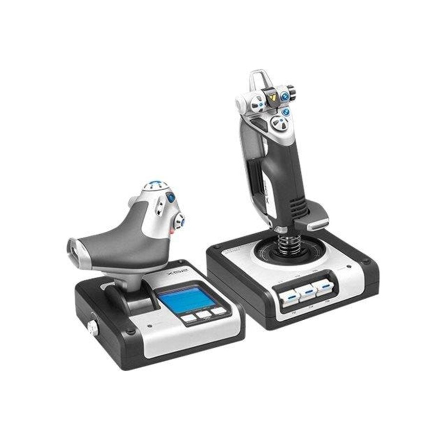 Pelit - lisävarusteet - Logitech G Saitek X52 -lentosäädinjärjestelmä - Wired Controller - PC - 945-000006