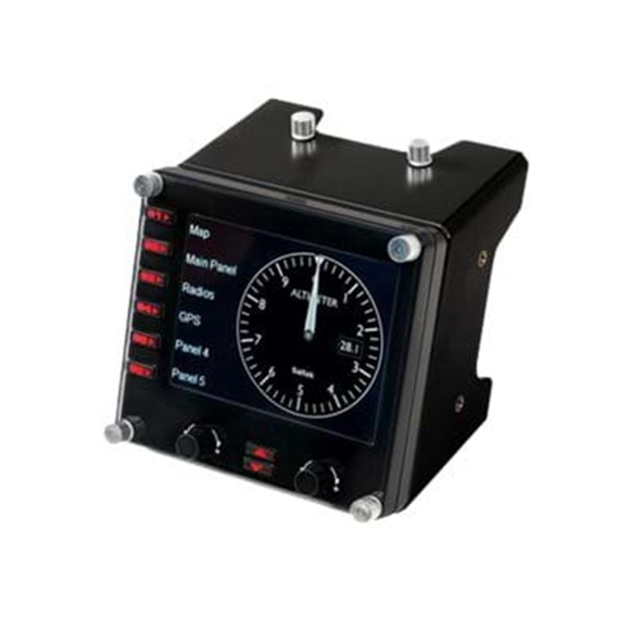 Pelit - lisävarusteet - Logitech G Saitek Pro Flight -mittaripaneeli - Wired Lentosimulaattorin paneeli - PC - 945-000008