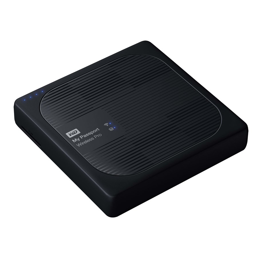 NAS-Palvelimet - WD My Passport Wireless Pro BSMT0040BBK - NAS-Palvelimet - WDBSMT0040BBK-EESN