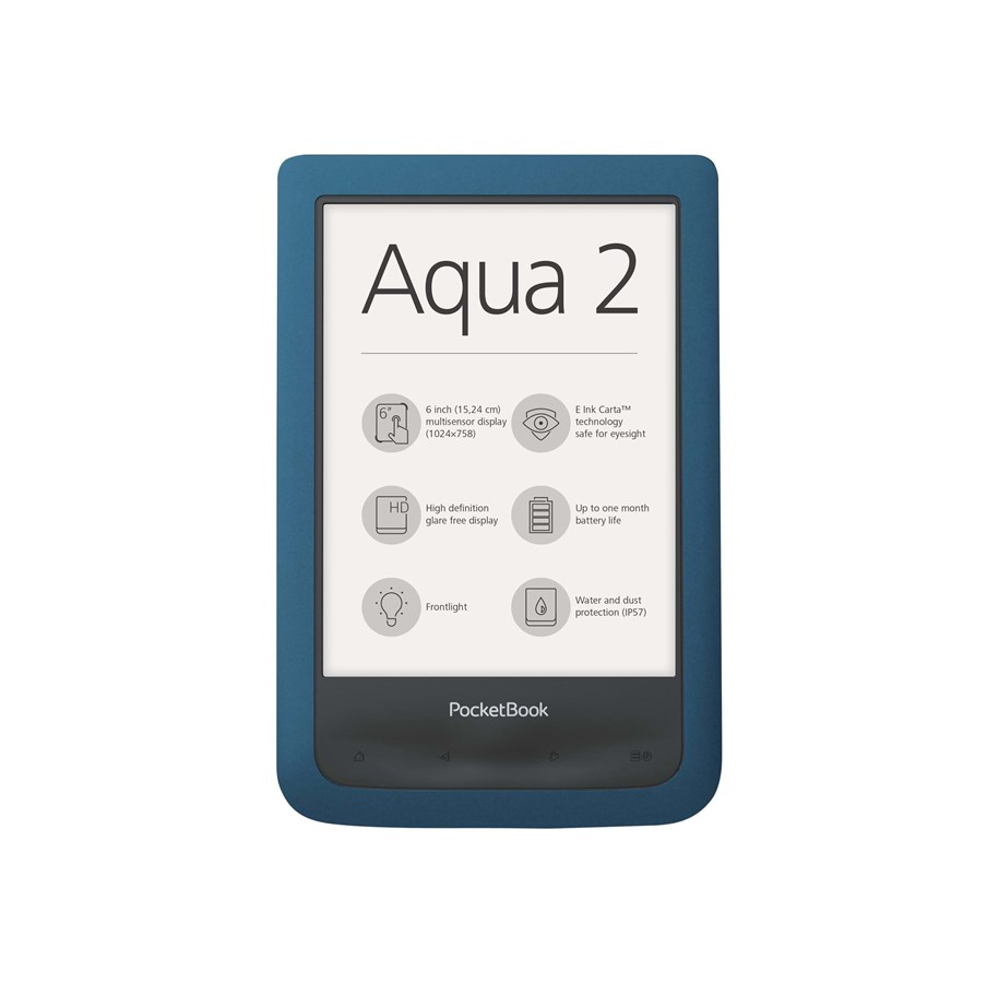 E-kirjan lukulaite - PocketBook Aqua 2 - Azure - PB641-A-WW