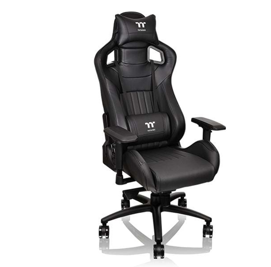 Pelituoli - Thermaltake Ttesports X-Fit Premium 100 Pelituoli - Musta - PU Nahka - Jopa 120 kg - GC-XFS-BBMFDL-01