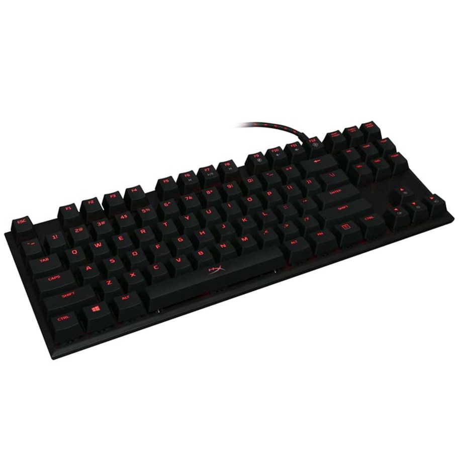 Näppäimistöt - Kingston HyperX Alloy FPS Pro Keyboard MX Red - US - Pelinäppäimistö - ilman numpadia - Englanti (US) - Musta - HX-KB4RD1-US/R2