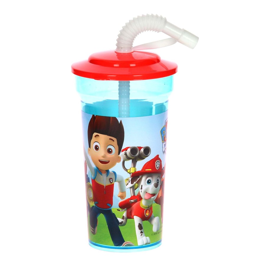 Leikkikeittiöt ja tarvikkeet - Paw Patrol Cup with Straw - 555-00225