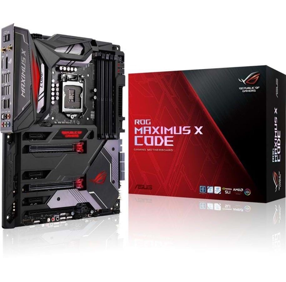 Emolevy - ASUS ROG MAXIMUS X CODE Emolevy - Intel Z370 - Intel LGA1151 socket - DDR4 RAM - ATX - 90MB0VX0-M0EAY0