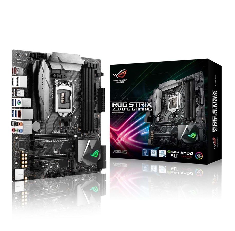 Emolevy - ASUS ROG STRIX Z370-G GAMING Emolevy - Intel Z370 - Intel LGA1151 socket - DDR4 RAM - Micro-ATX - 90MB0W00-M0EAY0