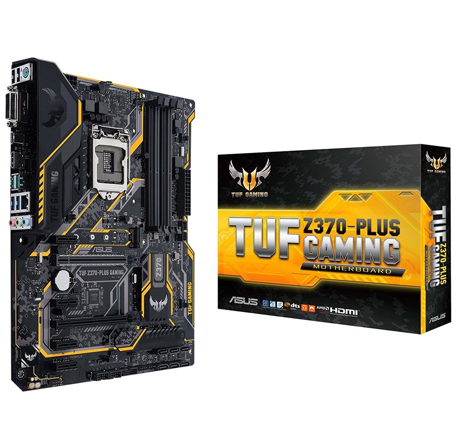 Emolevy - ASUS TUF Z370-PLUS GAMING Emolevy - Intel Z370 - Intel LGA1151 socket - DDR4 RAM - ATX - 90MB0VF0-M0EAY0
