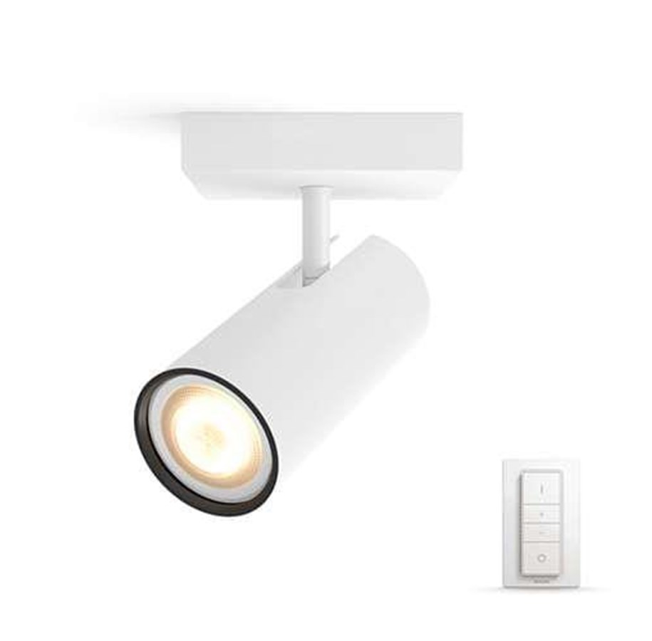 Smart Home - Älykoti - Philips Hue Buratto Single Spot 1x5.5W - White - 915005515001