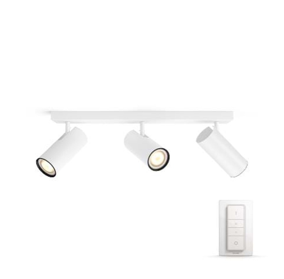 Smart Home - Älykoti - Philips Hue Buratto Bar/Tube 3x5.5W Spots - White - 915005515701