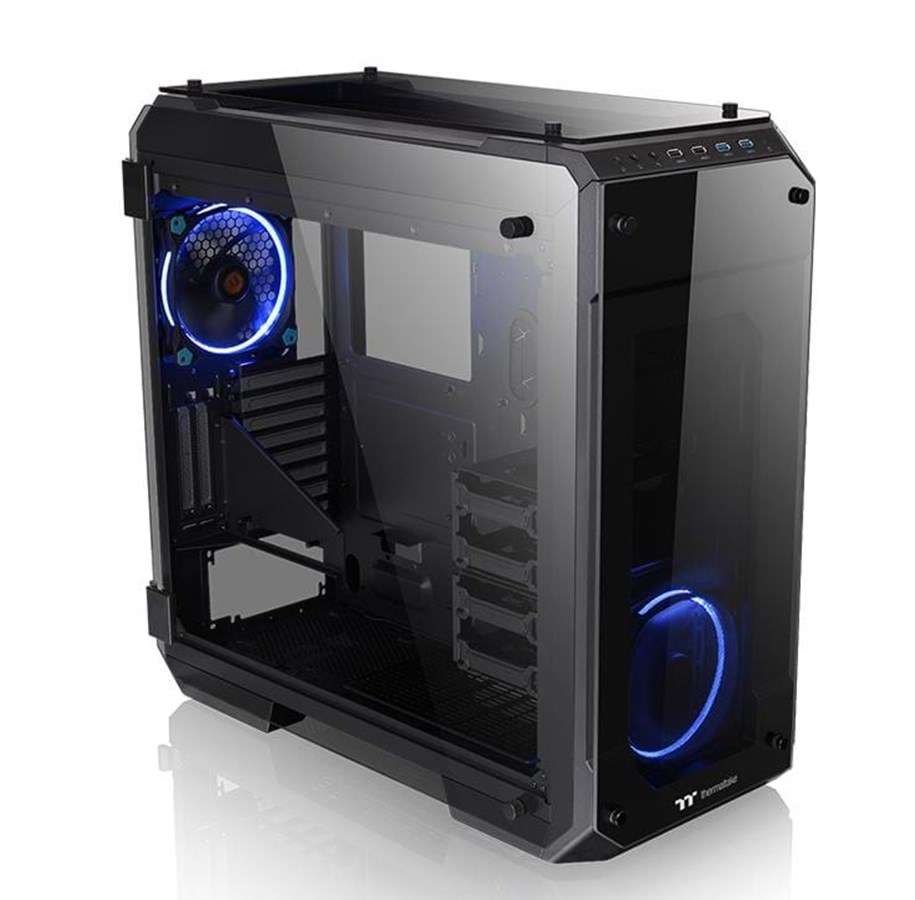 Kotelot - Thermaltake Näytä 71 TG - Kotelot - Fulltower - Musta - CA-1I7-00F1WN-00