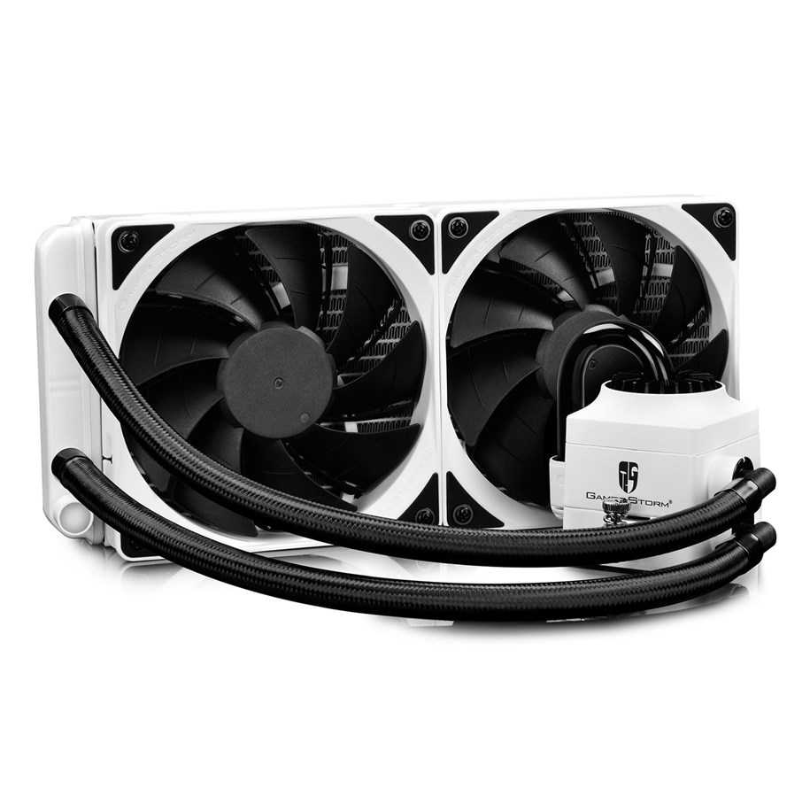 CPU-jäähdytys - DeepCool Captain 240 EX White RGB - CPU Vesijäähdytys - Max 31 dBA - CAPTAIN-240-EX-RGB-WHITE