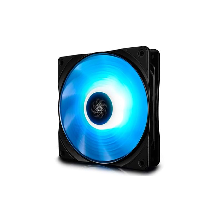 Kotelotuuletin - DeepCool RF120 RGB - 1 pack - Kotelotuuletin - 120mm - Musta RGB LED valolla - 27 dBA - DP-FRGB-RF120-1C
