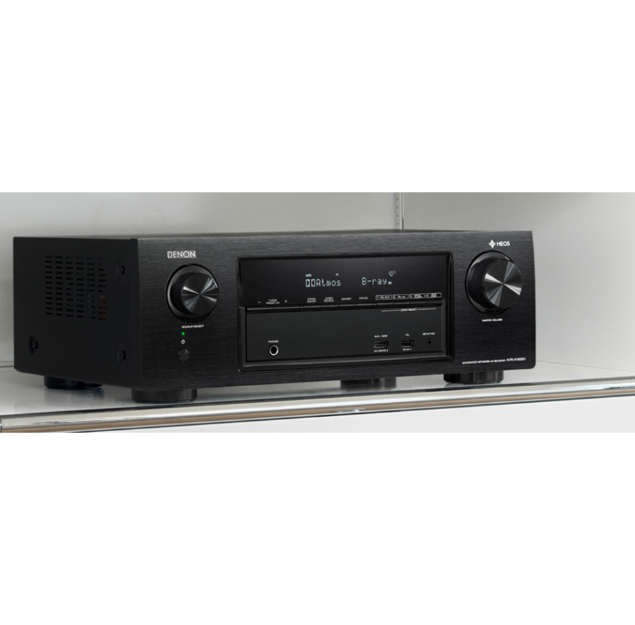 HiFi - AV-vastaanotin / Vahvistin - Denon AVR X1400H - AV-verkkovastaanotin - Kanava 7,2 - Musta - AVRX1400HBKE2