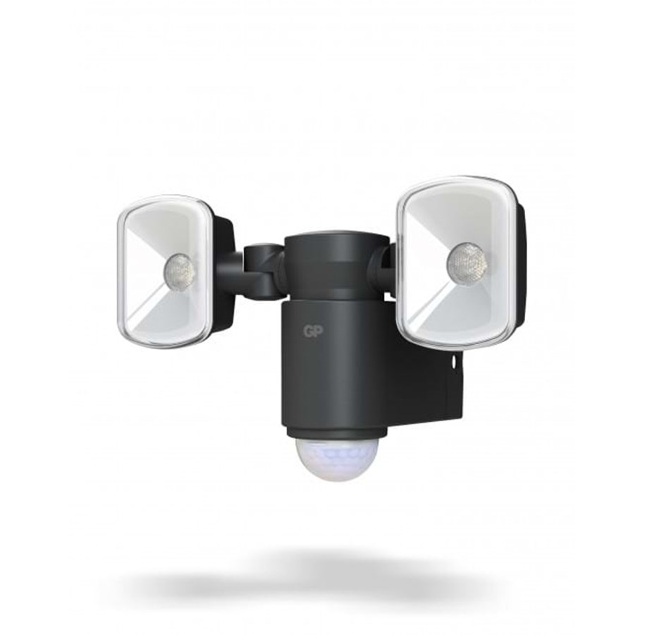 Valaisimet - GP Safeguard RF2.1 cordless outdoor Lamppu with sensor LED Musta - 473065