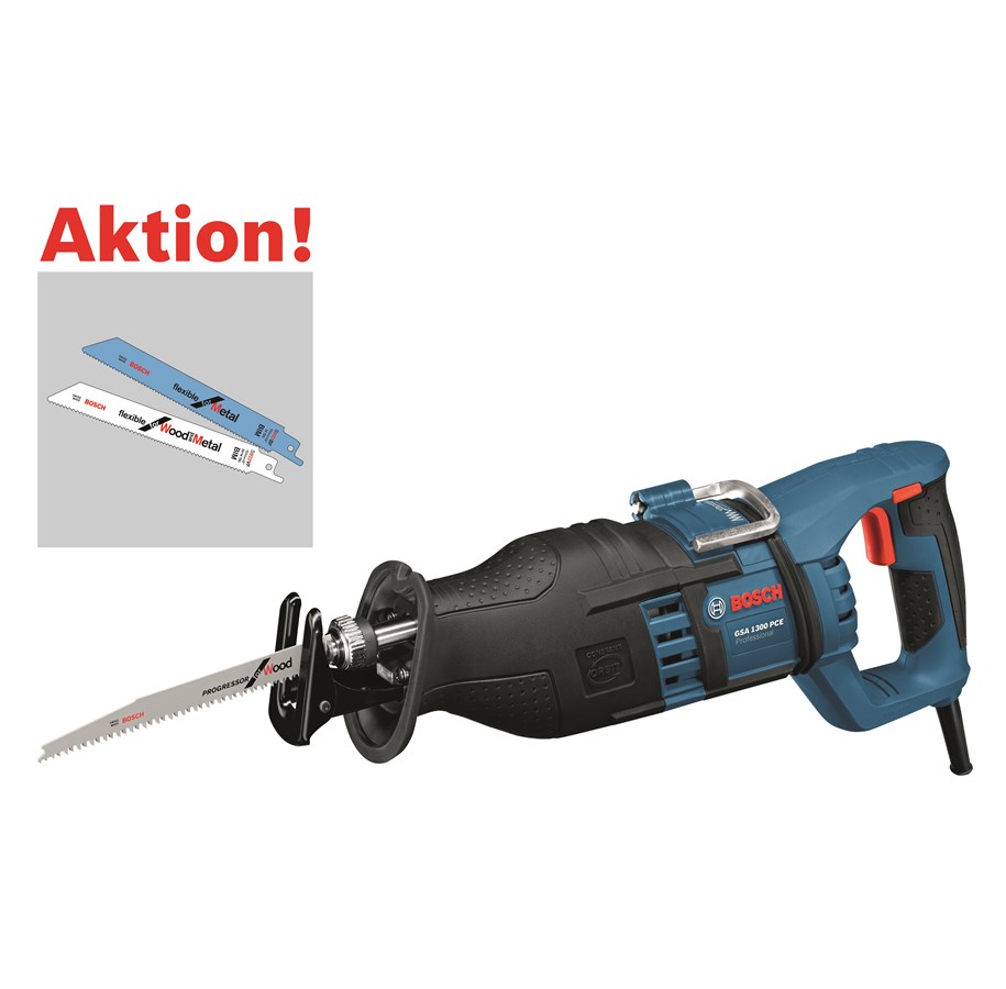 Puukkosahat - Bosch GSA 1300 PCE + 20 sahanterää - 0615990EC6