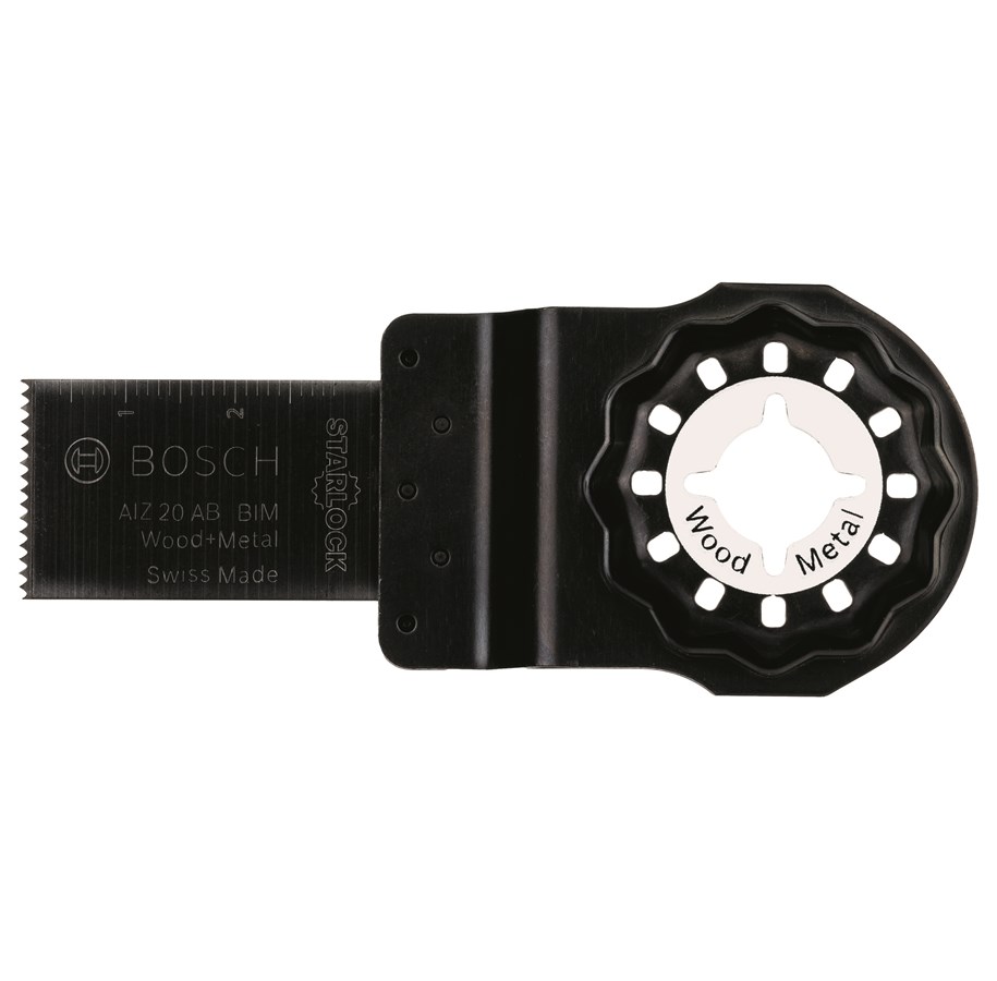 Puukkosahat - Bosch Starlock BIM-upotussahanterä AIZ 20 AB Wood and Metal 20 x 30 mm - 2609256950