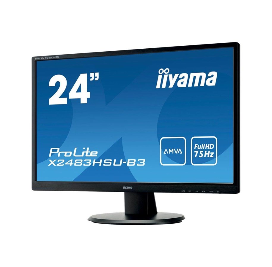 Näyttö - 24" iiyama ProLite X2483HSU-B3 - X2483HSU-B3