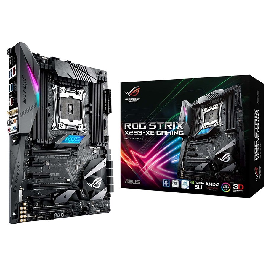 Emolevy - ASUS ROG STRIX X299-XE GAMING Emolevy - Intel X299 - Intel LGA2066 socket - DDR4 RAM - ATX - 90MB0VW0-M0EAY0