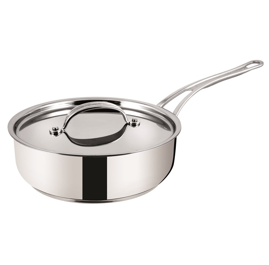 Pannut - Jamie Oliver Premium Stainless Steel - Professional Series - Sautepan + lid 24 cm - H8033244