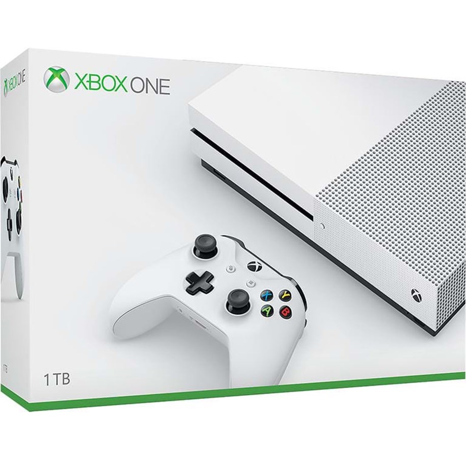 Pelikonsolit - Microsoft Xbox One S - 1TB - 0889842105070