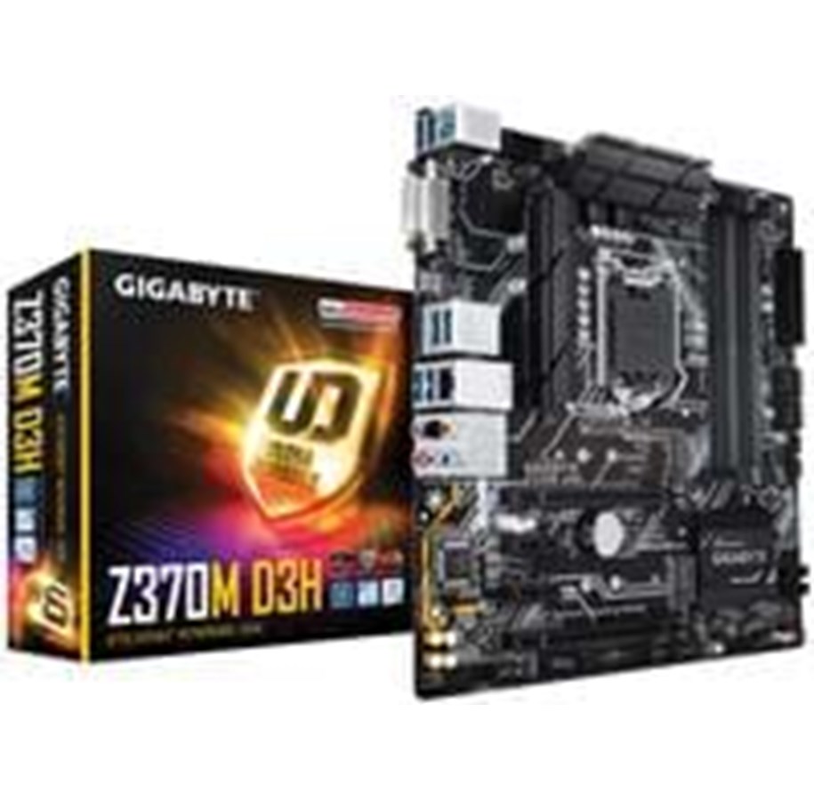 Emolevy - GIGABYTE Z370M D3H Emolevy - Intel Z370 - Intel LGA1151 socket - DDR4 RAM - Micro-ATX - Z370M D3H