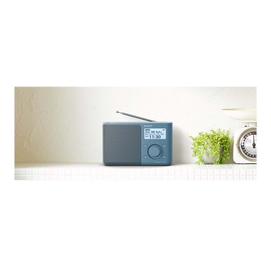 DAB, Verkko- & Kelloradiot - Sony XDR-S61D - DAB bærbar radio - Mono - Sininen - XDRS61DL.EU8