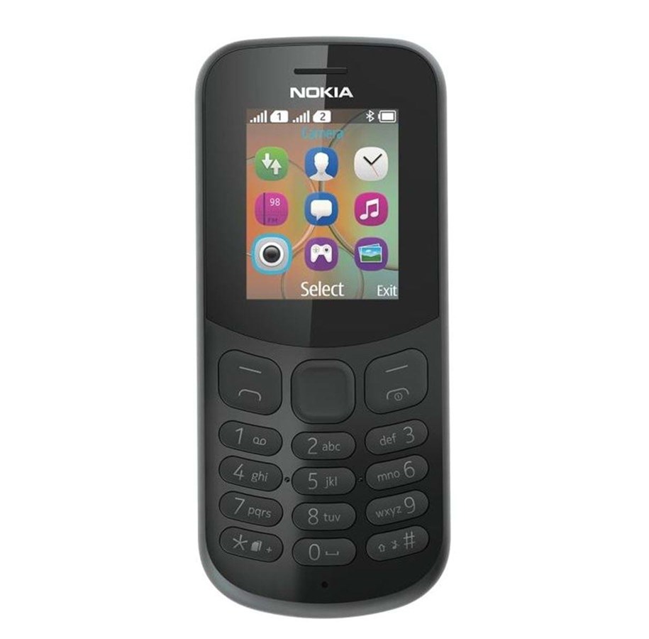 Puhelimet - Nokia 130 (2017) - Black (Nordic) - A00028479