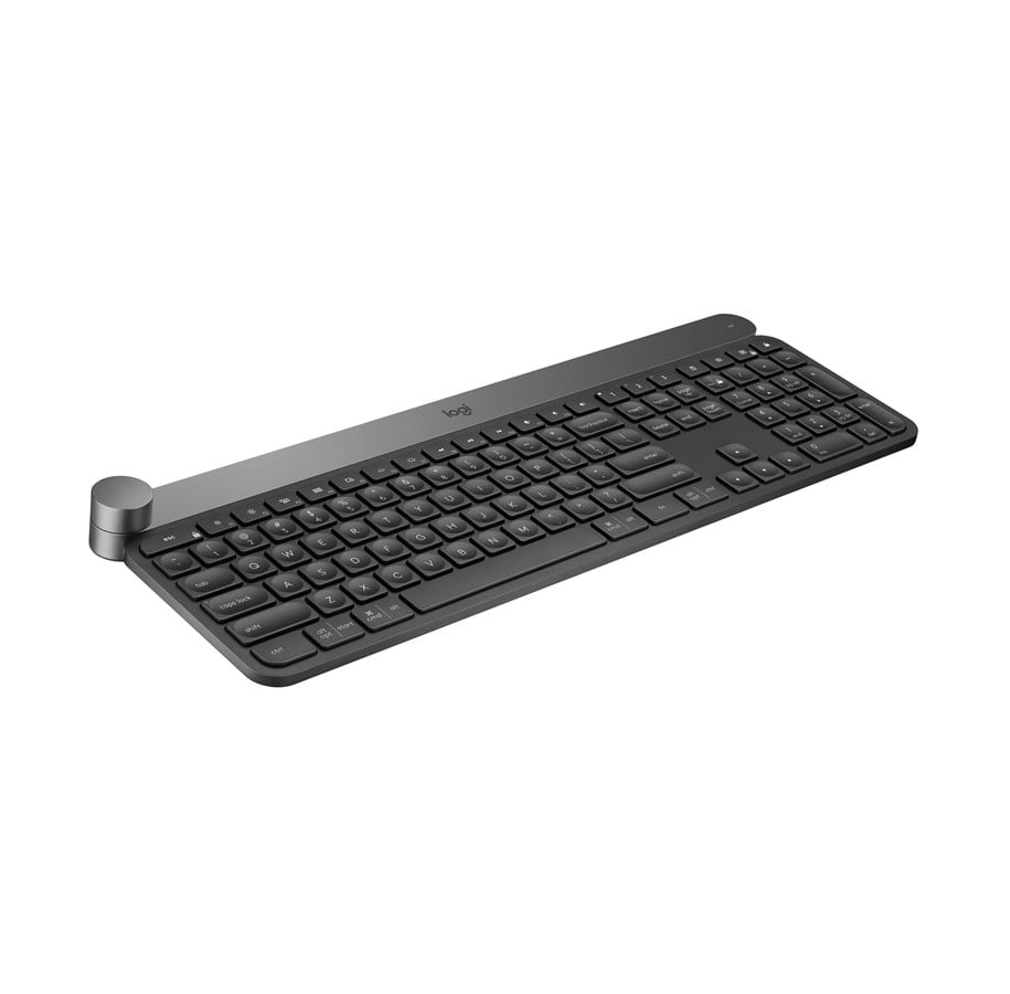 Näppäimistöt - Logitech Craft Wireless Advanced Näppäimistö - ND - Näppäimistö - Pohjoismainen - Harmaa - 920-008502