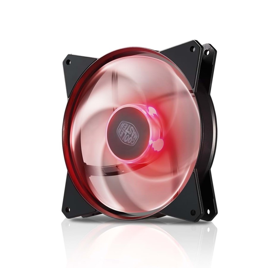 Kotelotuuletin - Cooler Master Silencio FP140 PWM - Red LRF - Kotelotuuletin - 140mm - Punainen - 23 dBA - R4-S4CR-14PR-R1