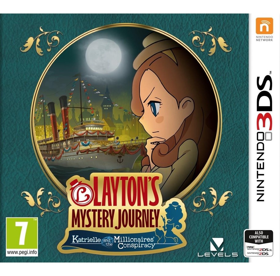 Pelit - Layton's Mystery Journey: Katrielle and the Millionaires' Conspiracy - Nintendo 3DS - Seikkailu - 0045496476502