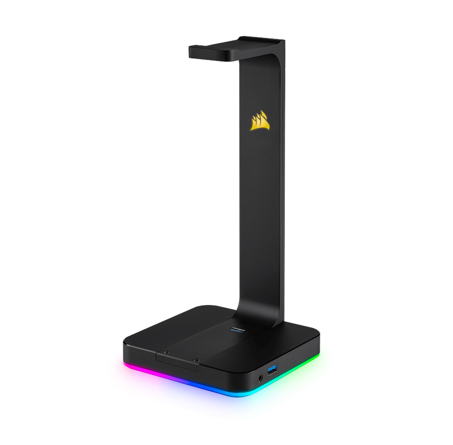 Kuulokkeet - Corsair ST100 RGB Premium Kuulokkeet   Stand - CA-9011167-EU