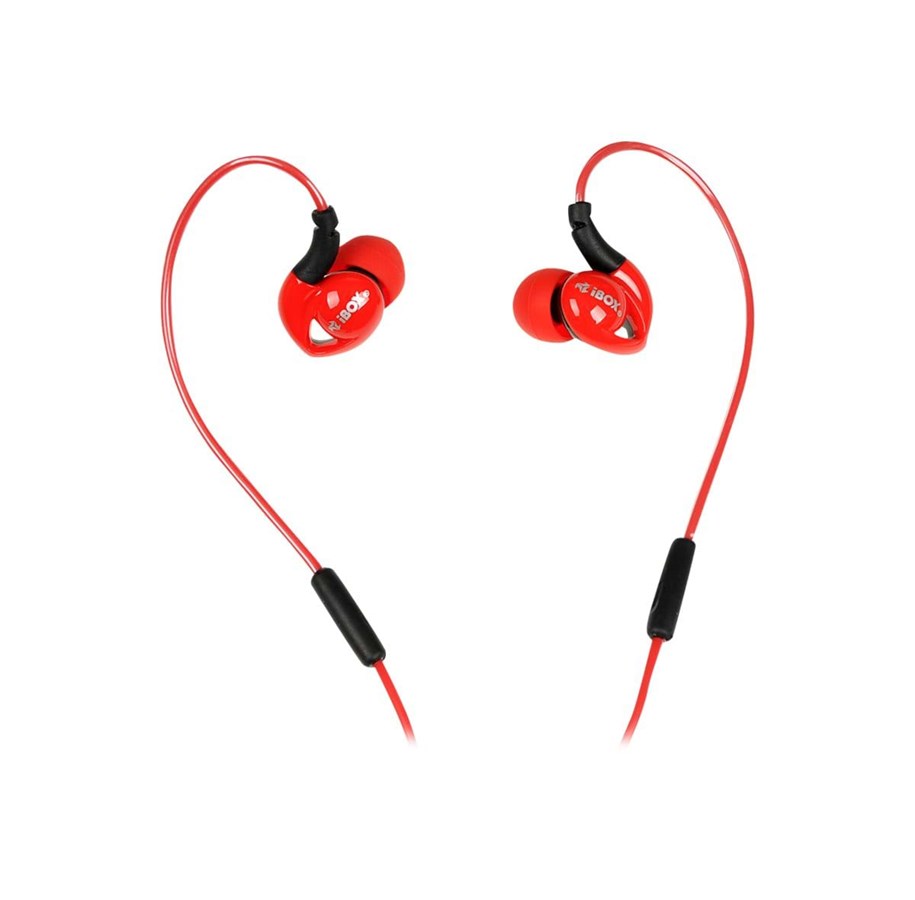 Kuulokkeet - iBOX S1 - øreproptelefoner med mik. - SHPIS1R