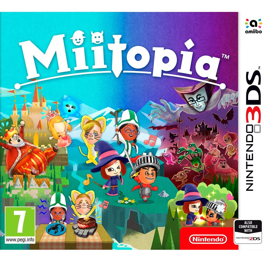Pelit - Miitopia - Nintendo 3DS - Virtuaalilelämä - 0045496475406