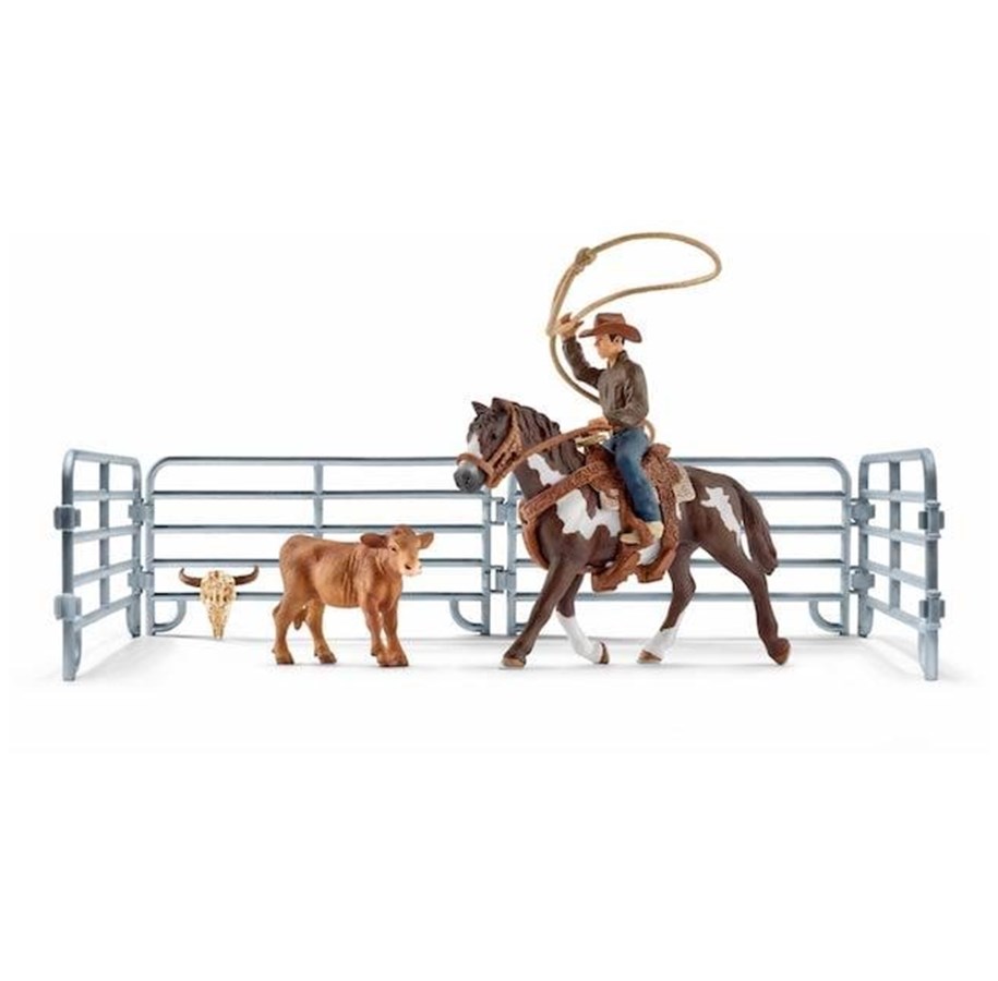 Schleich - Schleich Team roping with cowboy - GXP-602846