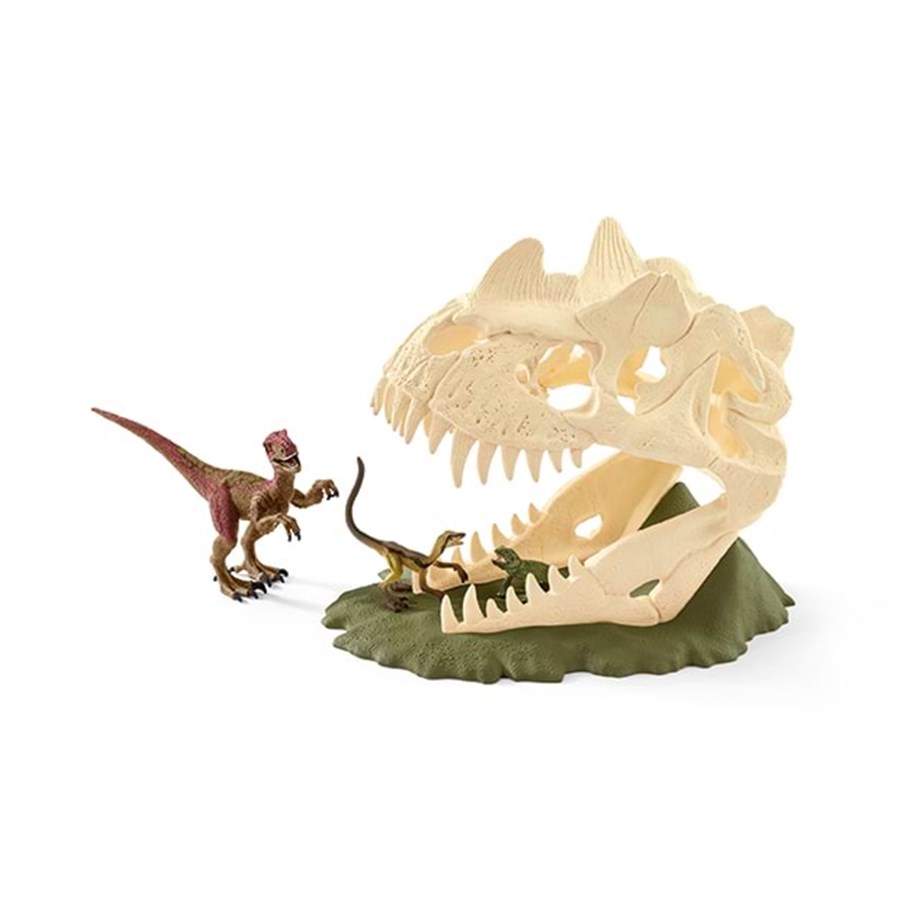 Schleich - Schleich Large skull trap with Velociraptor - 42348