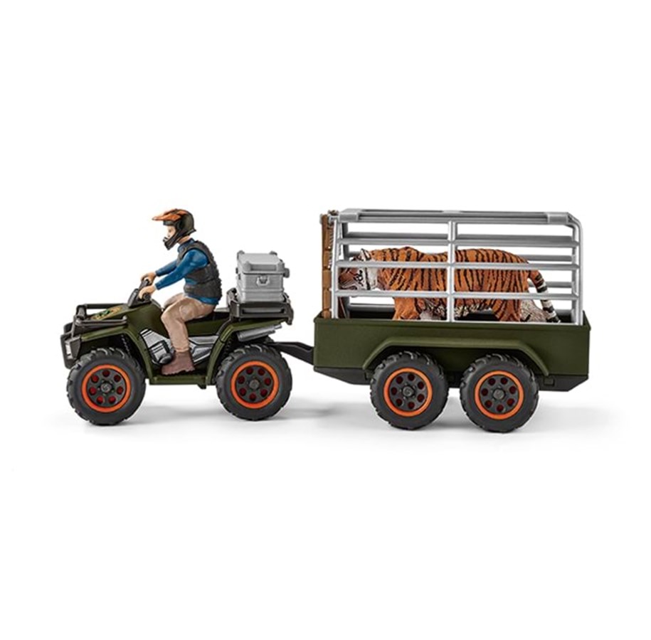 Schleich - Schleich Quad bike with trailer and ranger - 42351