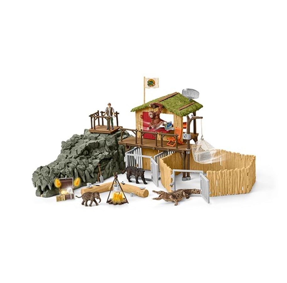 Hahmot - Schleich Croco jungle research station - 42350